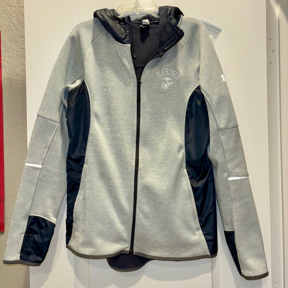 Under Armour US Marines Full-Zip Jacket 🇺🇸 Size Medium